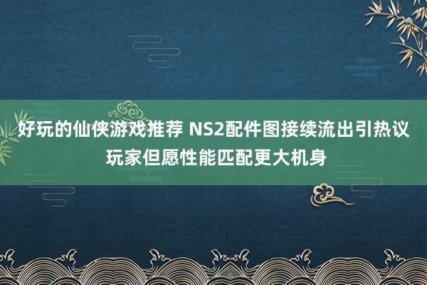 好玩的仙侠游戏推荐 NS2配件图接续流出引热议 玩家但愿性能匹配更大机身